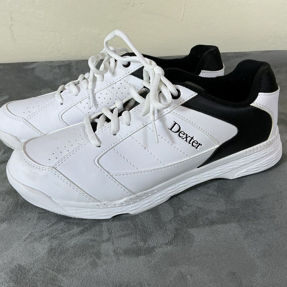 Dexter White Bowling Shoes Mens 10 M Rick IV Dex Lite Slide Rite